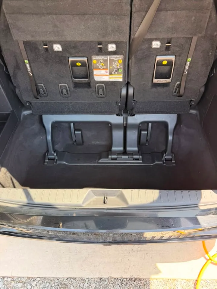 Minivan cargo area vacuumed and detailed in Chattanooga, TN