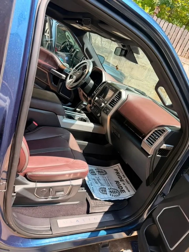 Brown leather interior cleaned and conditioned in Chattanooga, TN
