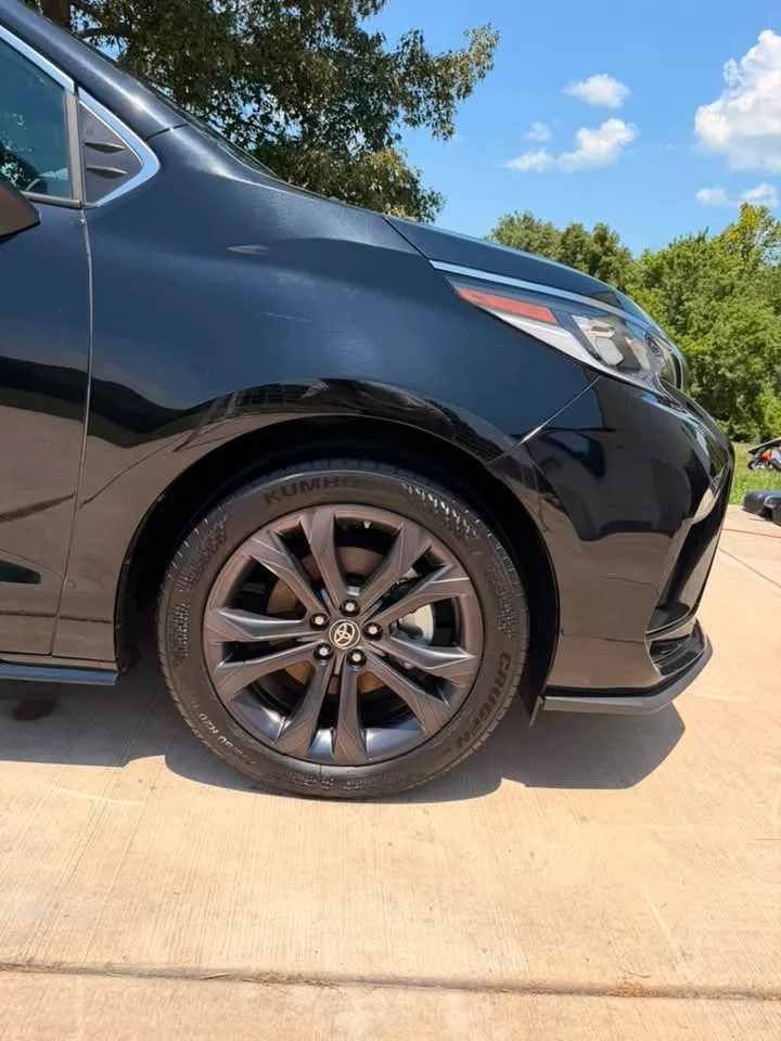 Cleaned and dressed wheel and tire in Chattanooga, TN