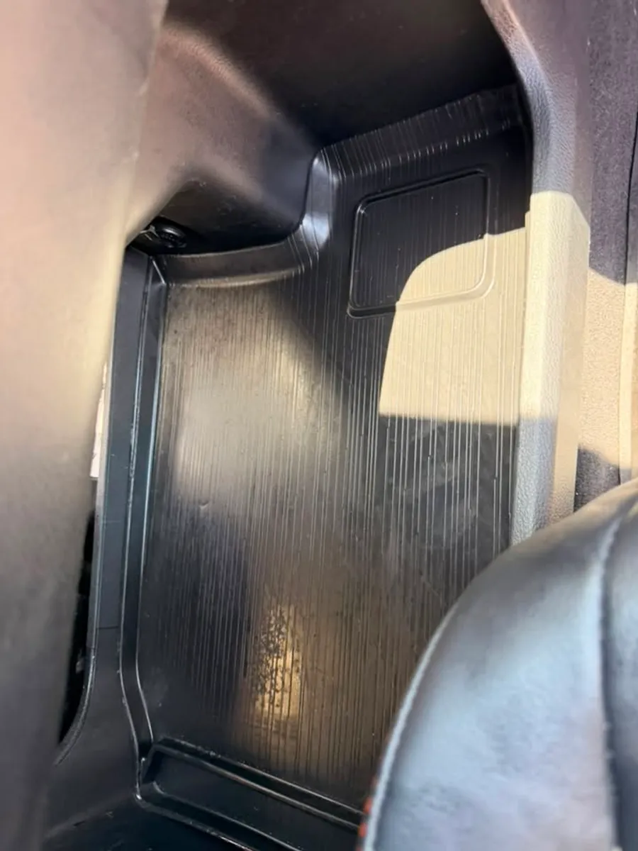 After: Console-side floor before and after interior detail in Chattanooga, TN