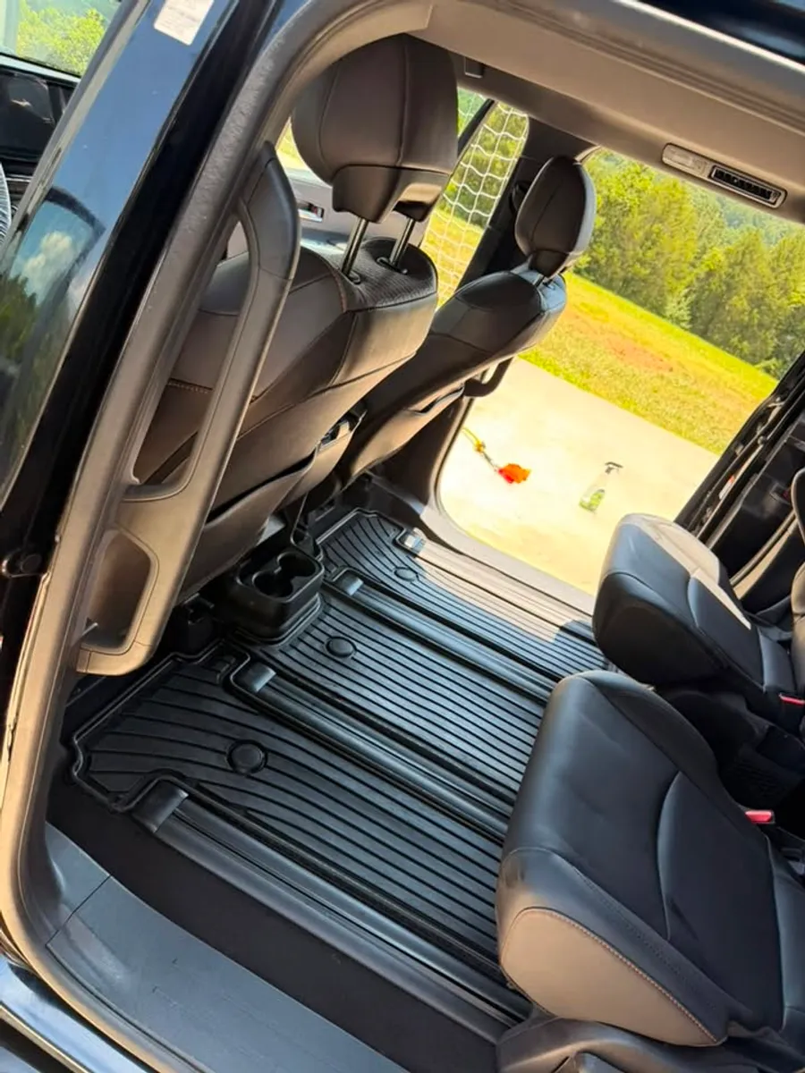 After: Rear floor and seat rails deep cleaned in Chattanooga, TN